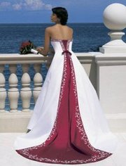 Wedding dress bridesmaid and graduation gowns
